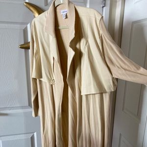 Last day- CK Belted Trench Sweater